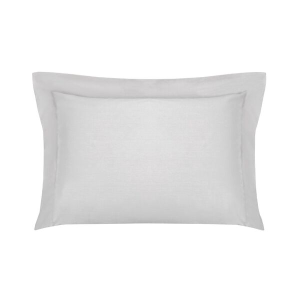 Fronha De Cetim 300 Fios 50x70 Com Abas | Naturalle - Cinza